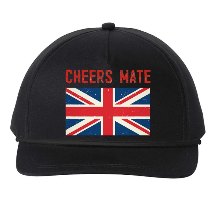 Cheers Mate British Slang Snapback Five-Panel Rope Hat