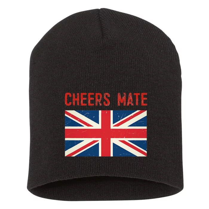 Cheers Mate British Slang Short Acrylic Beanie