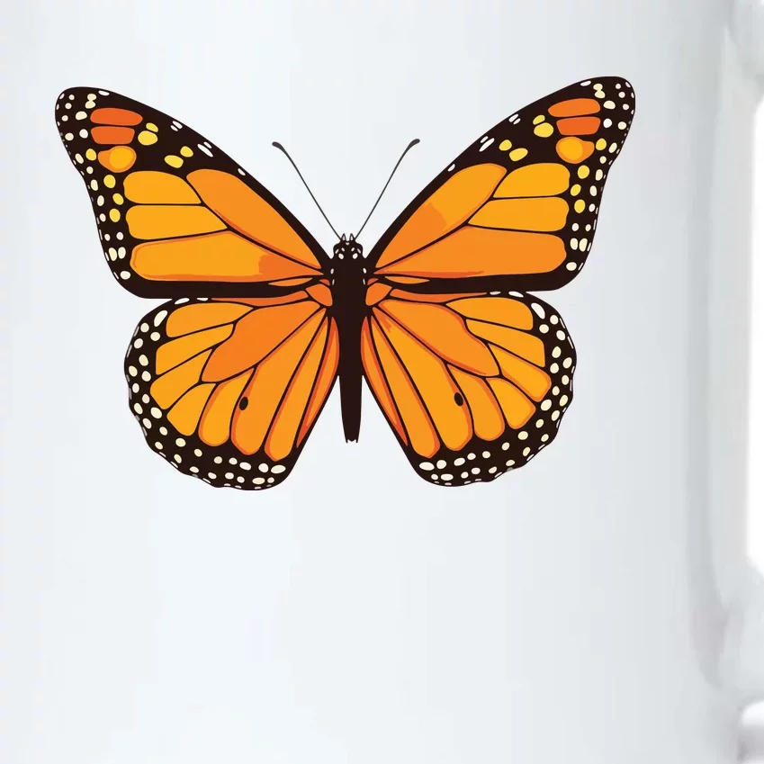 Cute Monarch Butterfly Black Color Changing Mug