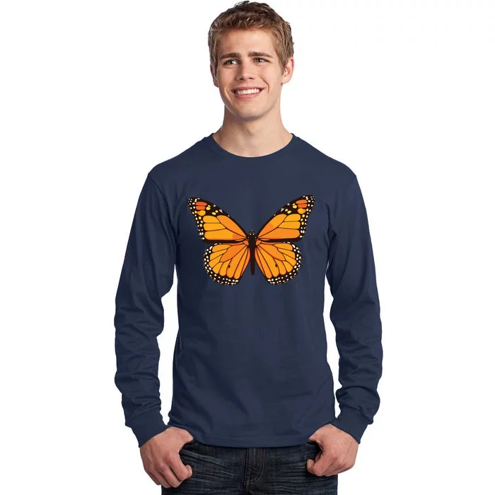 Cute Monarch Butterfly Tall Long Sleeve T-Shirt