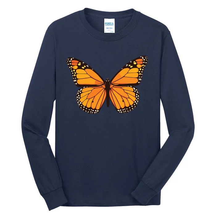 Cute Monarch Butterfly Tall Long Sleeve T-Shirt