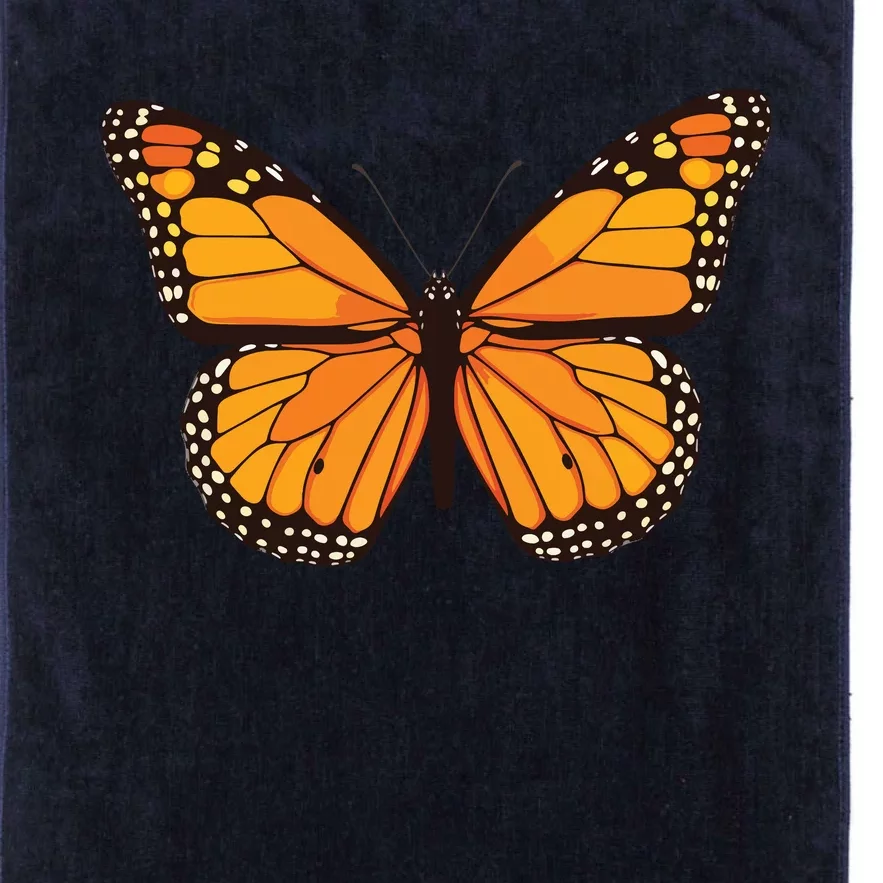 Cute Monarch Butterfly Platinum Collection Golf Towel