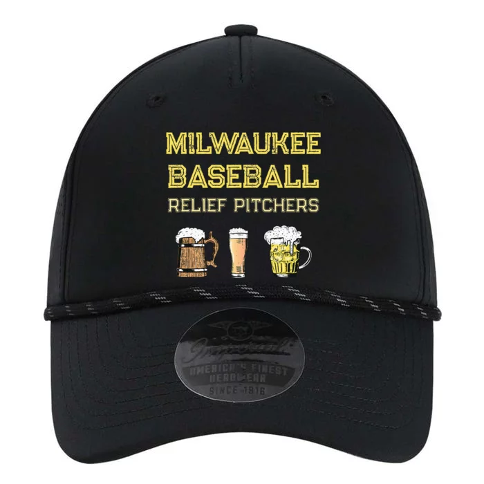 Classic Milwaukee Baseball & Beer Fan Retro Wisconsin Performance The Dyno Cap