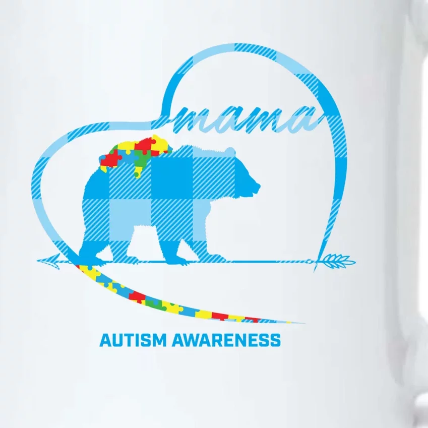 Cute Mama Bear Autism Cool Gift Mom Funny Gift Autism Awareness Cute Gift Black Color Changing Mug