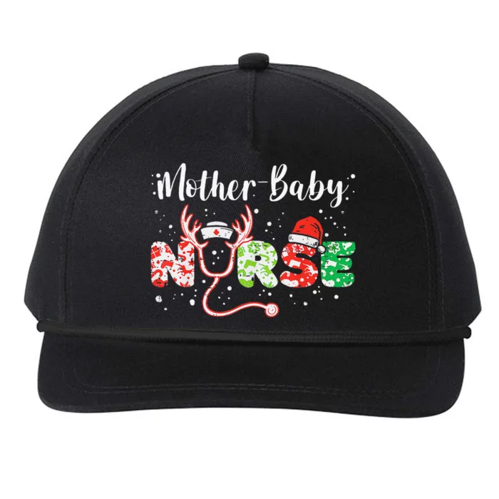 Christmas Mother Baby Nurses Wrap The Best Gifts Gift Snapback Five-Panel Rope Hat