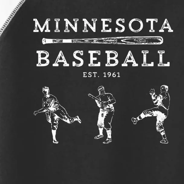 Classic Minnesota Baseball Twin Cities Fan Retro Toddler Fine Jersey T-Shirt