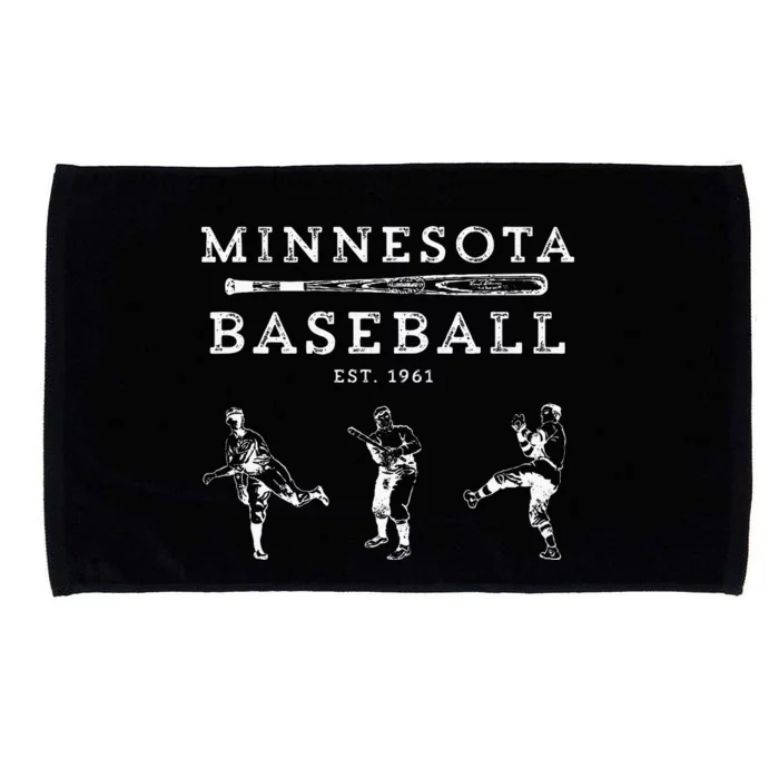 Classic Minnesota Baseball Twin Cities Fan Retro Microfiber Hand Towel