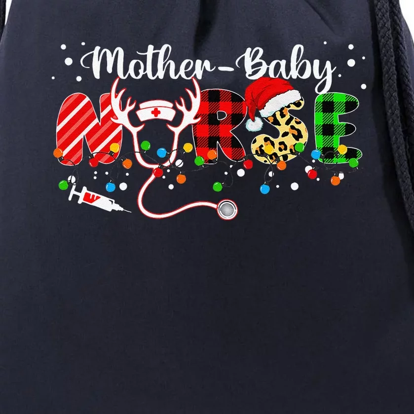 Christmas Mother Baby Nurses Wrap The Best Gifts Drawstring Bag