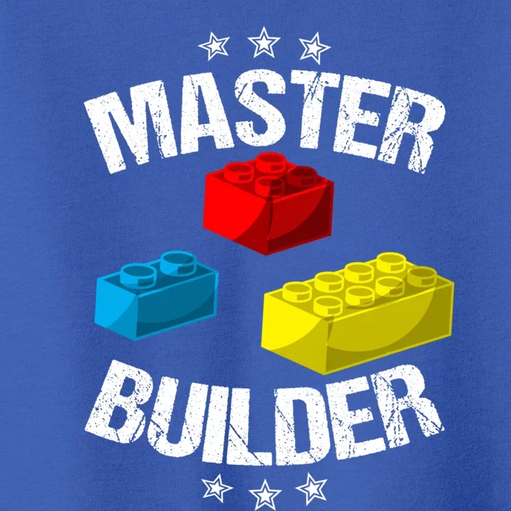 Cool Master Builder Funny Building Blocks Gift Men Women Gift Toddler T-Shirt