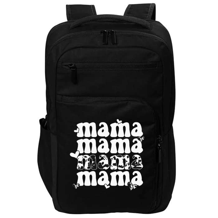 Cow Mama Birthday Family Matching Mothers Day Impact Tech Backpack