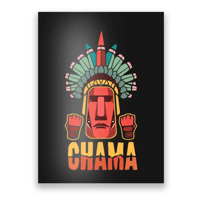 Chama Mma Bjj Boxing Muay Thai Kickboxing Fighter Poster