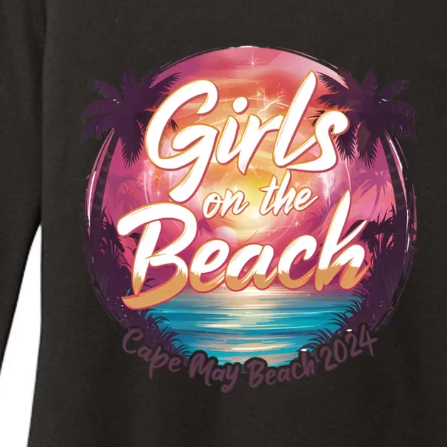 Cape May Beach Trip 2024 Gift Womens CVC Long Sleeve Shirt