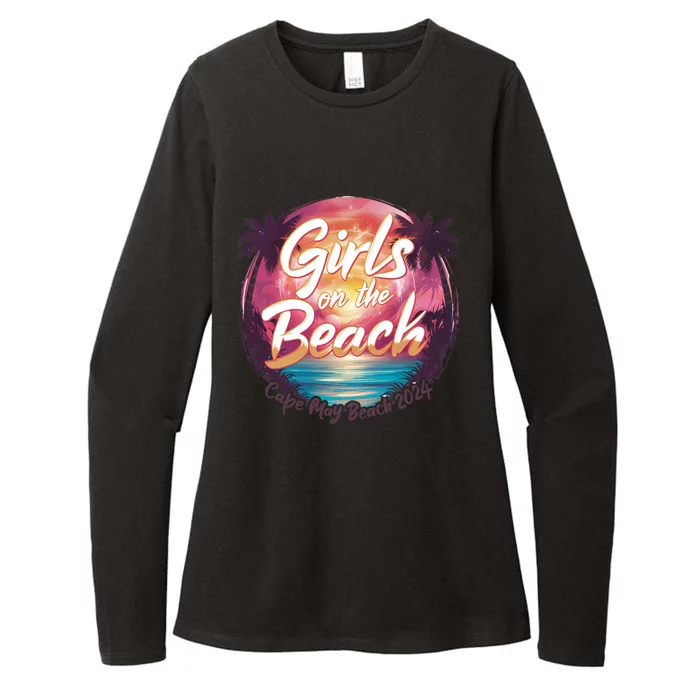 Cape May Beach Trip 2024 Gift Womens CVC Long Sleeve Shirt