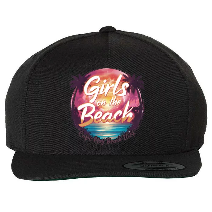 Cape May Beach Trip 2024 Gift Wool Snapback Cap