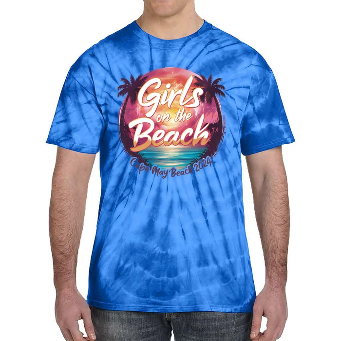 Cape May Beach Trip 2024 Gift Tie-Dye T-Shirt