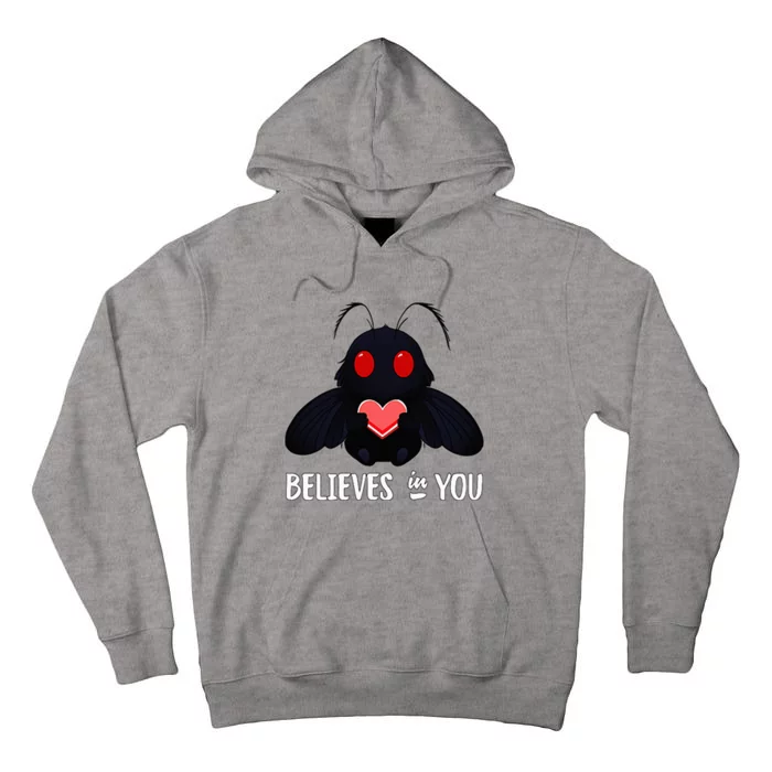 Cute Mothman Believes In You Tall Hoodie