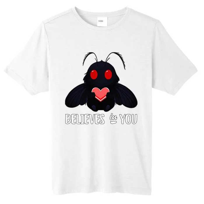 Cute Mothman Believes In You ChromaSoft Performance T-Shirt