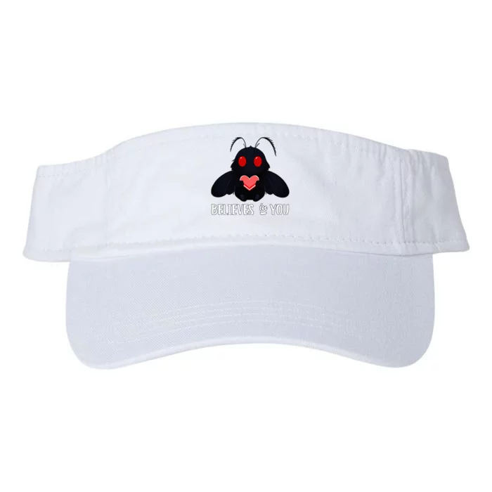 Cute Mothman Believes In You Valucap Bio-Washed Visor