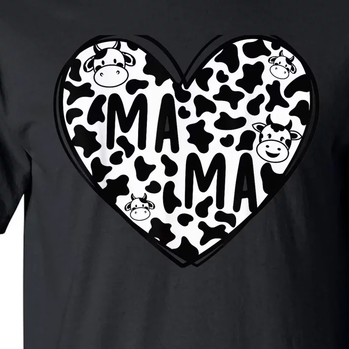 Cow Mama Birthday Family Matching Mothers Day Boy girl Farm Tall T-Shirt