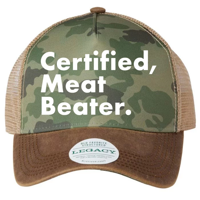 Certified Meat Beater Funny And Cool Legacy Tie Dye Trucker Hat