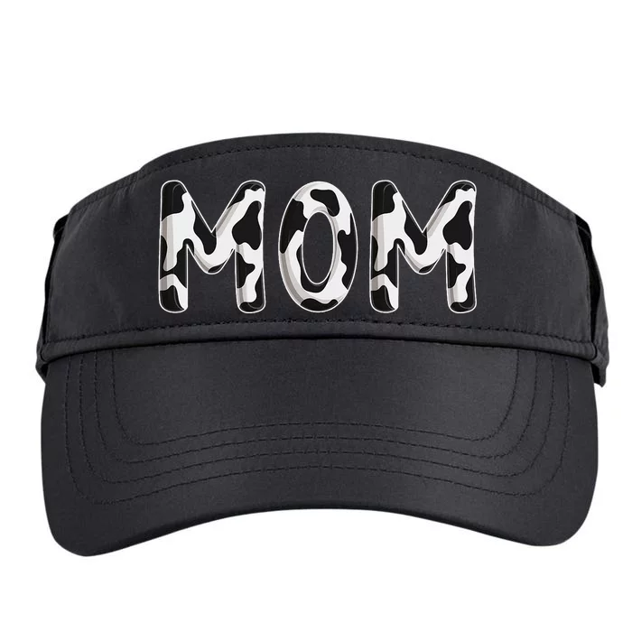 Cow Mom Birthday Family Matching Mothers Day Farm Adult Drive Performance Visor