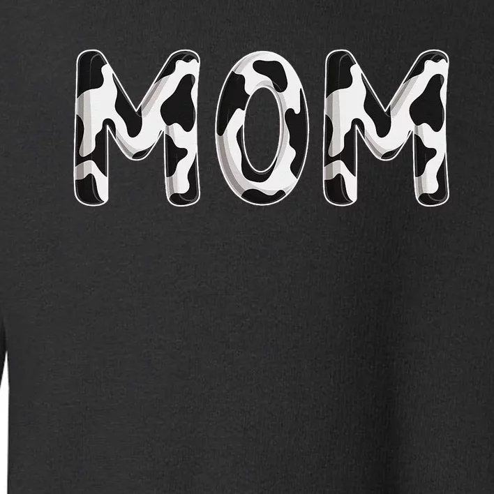 Cow Mom Birthday Family Matching Mothers Day Farm Toddler Sweatshirt