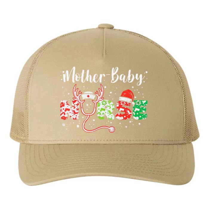 Christmas Mother Baby Nurses Wrap The Best Gifts Gift Yupoong Adult 5-Panel Trucker Hat