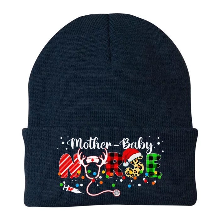 Christmas Mother Baby Nurses Wrap The Best Gifts Knit Cap Winter Beanie