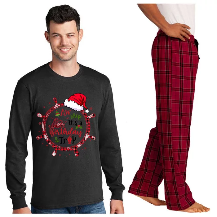 Christmas My Birthday Cruise Ship Party And Gift Long Sleeve Pajama Set