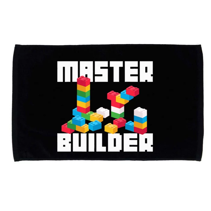 Cool Master Builder Funny Building Blocks Gift Microfiber Hand Towel