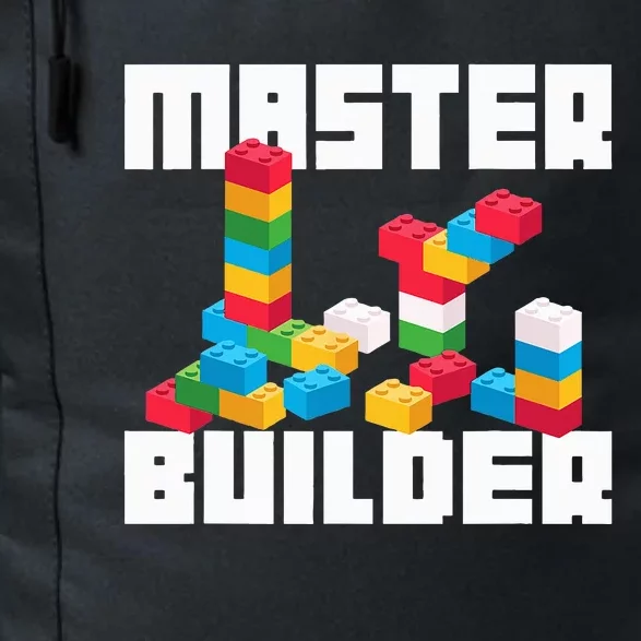 Cool Master Builder Funny Building Blocks Gift Daily Commute Backpack