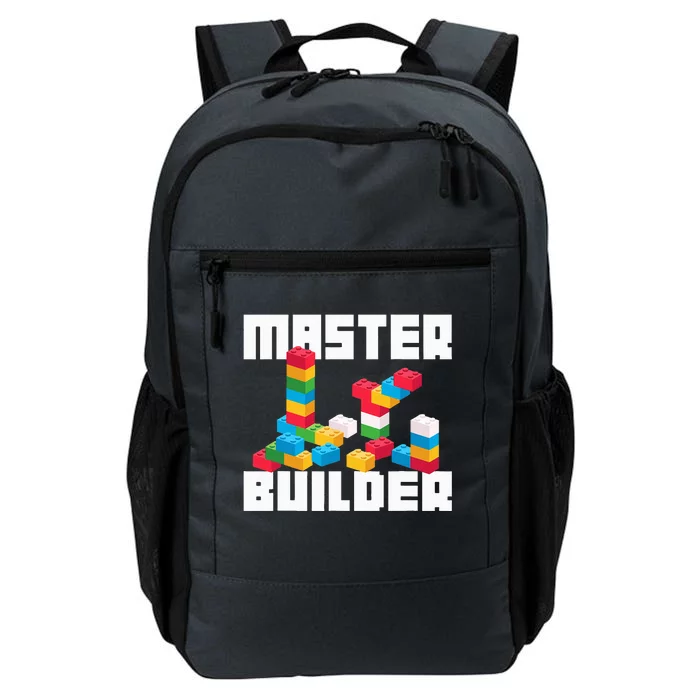 Cool Master Builder Funny Building Blocks Gift Daily Commute Backpack