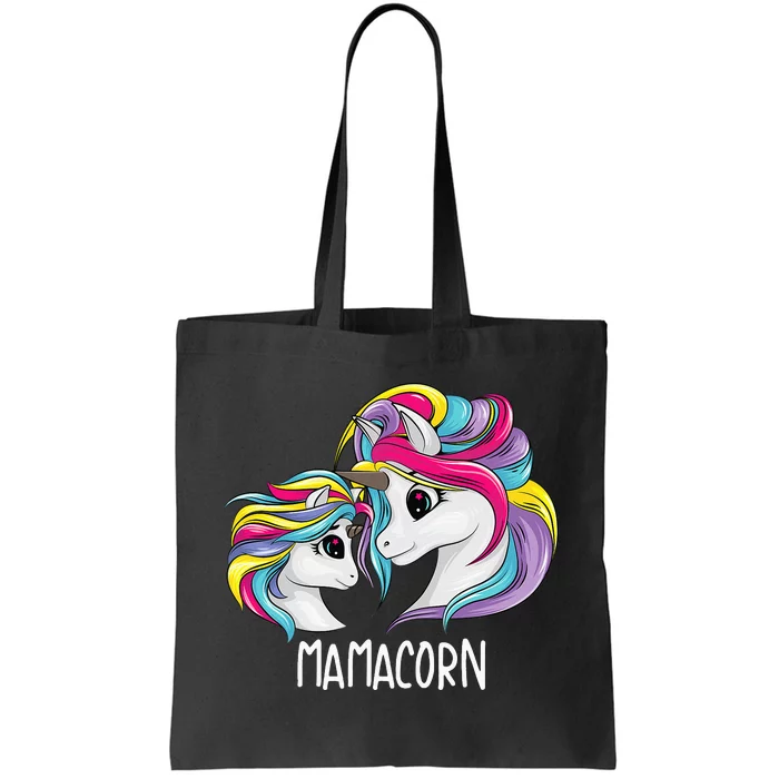 Cute Mom Baby Mama Unicorn Funny Mamacorn Tote Bag