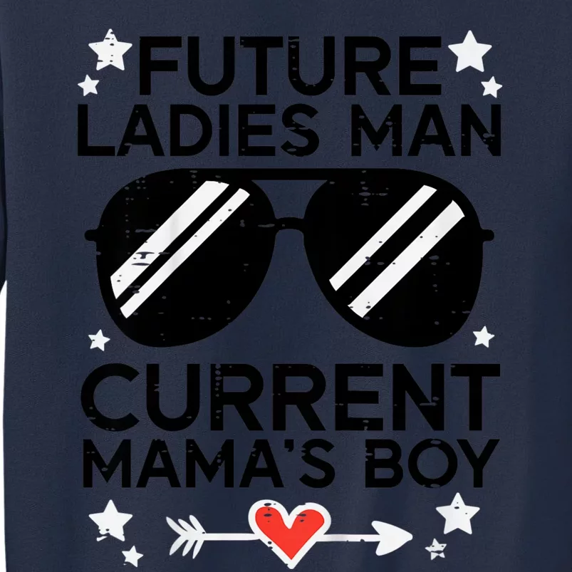 Current Mamas Boy Funny Valentines Day Sweatshirt