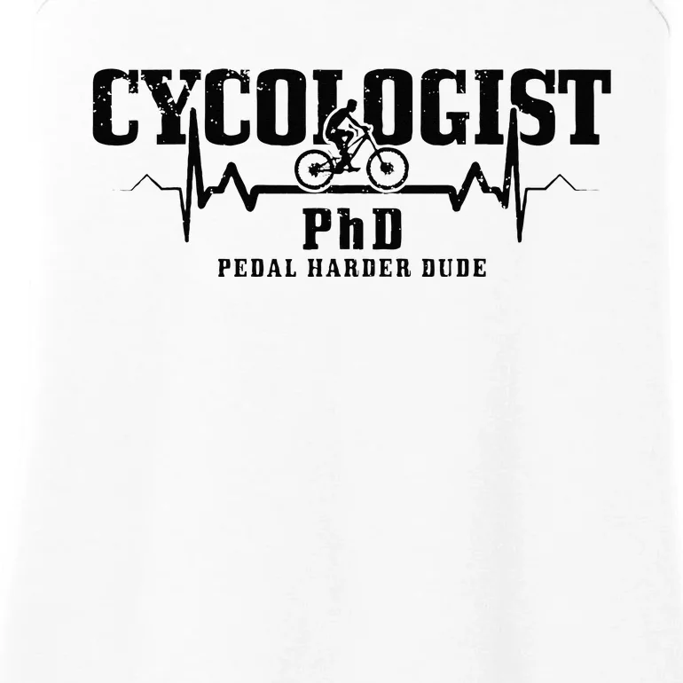 Cycologist Mountain Bike MTB Downhill Cycling Funny Gift Ladies Essential Tank