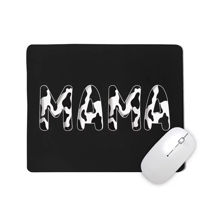 Cow Mama Birthday Family Matching Mothers Farm Mousepad