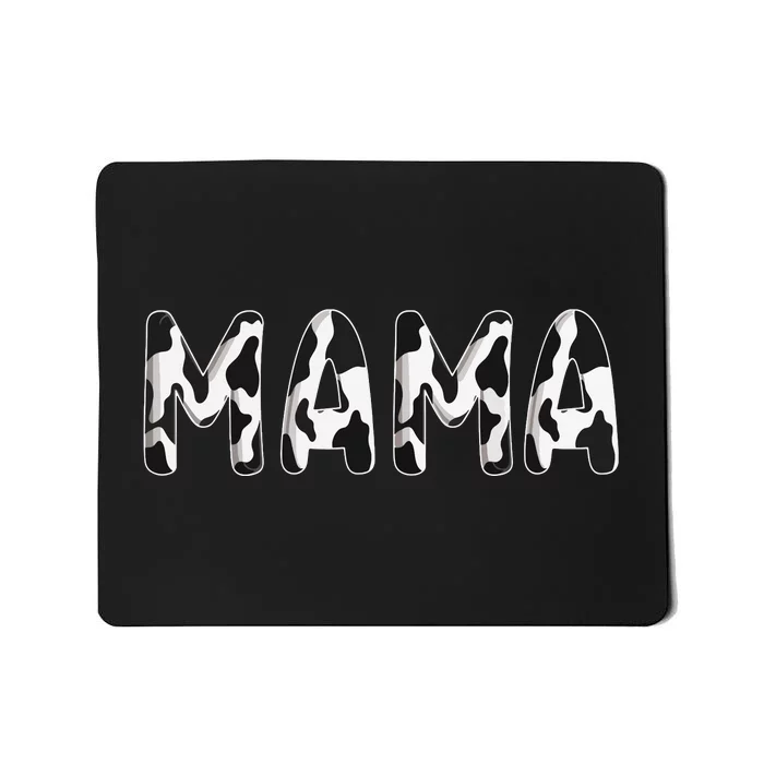 Cow Mama Birthday Family Matching Mothers Farm Mousepad