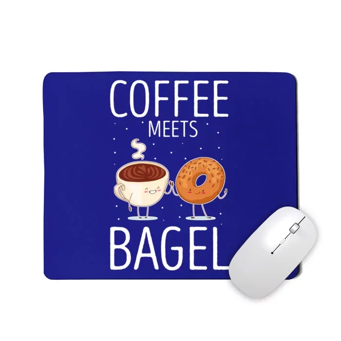 Coffee Meets Bagel Baking Bagel Lover Baker Bagels Dough Cute Gift Mousepad