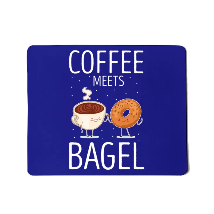 Coffee Meets Bagel Baking Bagel Lover Baker Bagels Dough Cute Gift Mousepad