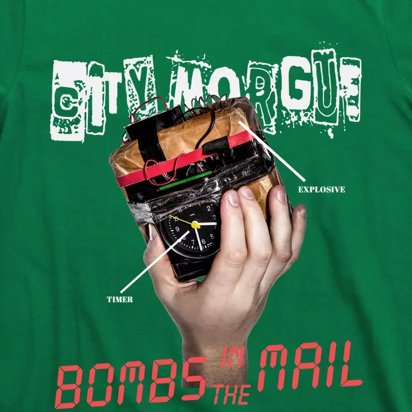 City M.O.R.G.U.E Bombs In The Mail T-Shirt