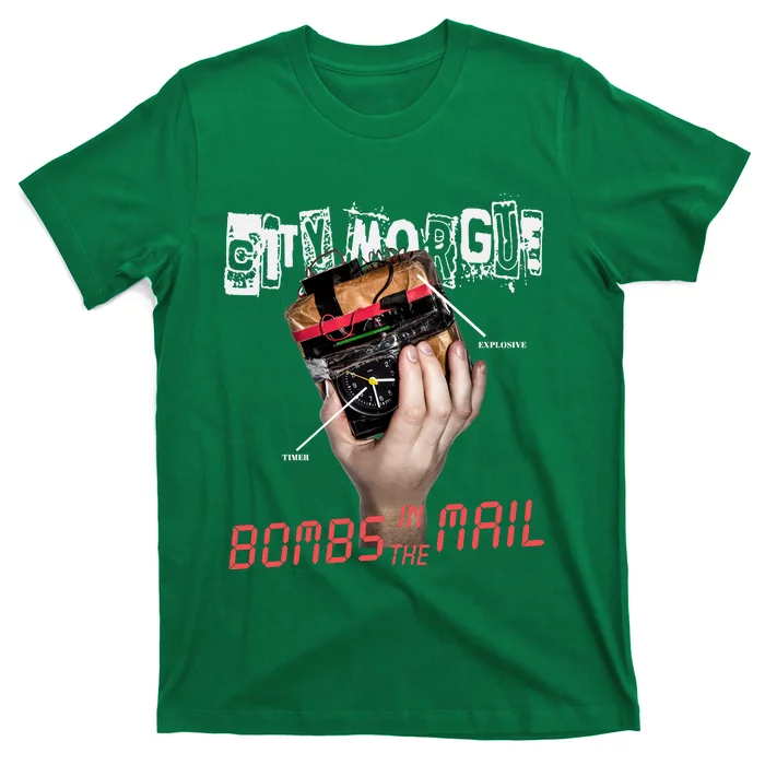 City M.O.R.G.U.E Bombs In The Mail T-Shirt