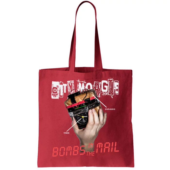 City M.O.R.G.U.E Bombs In The Mail Tote Bag