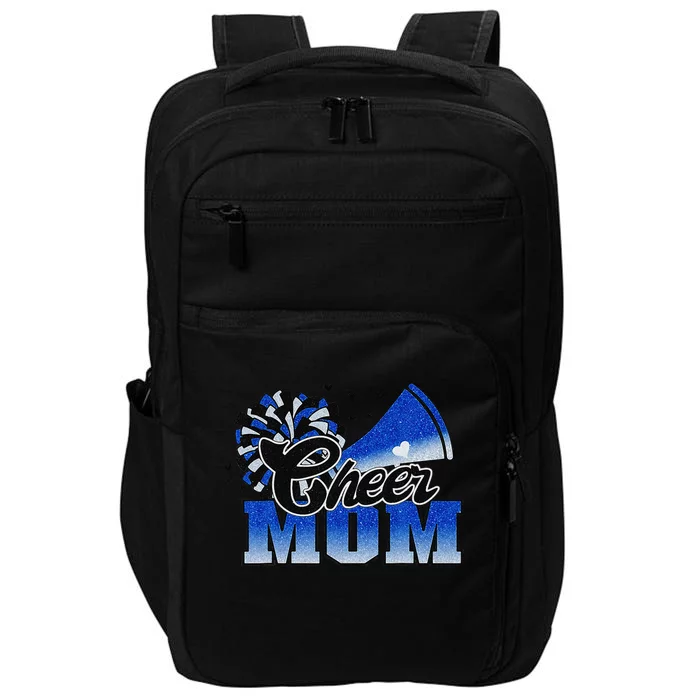 Cheer Mom Blue White Gift Impact Tech Backpack