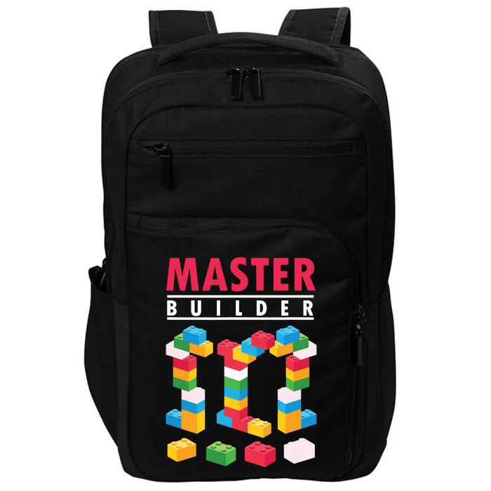 Cool Master Builder Building Blocks Bricks Toy Impact Tech Backpack