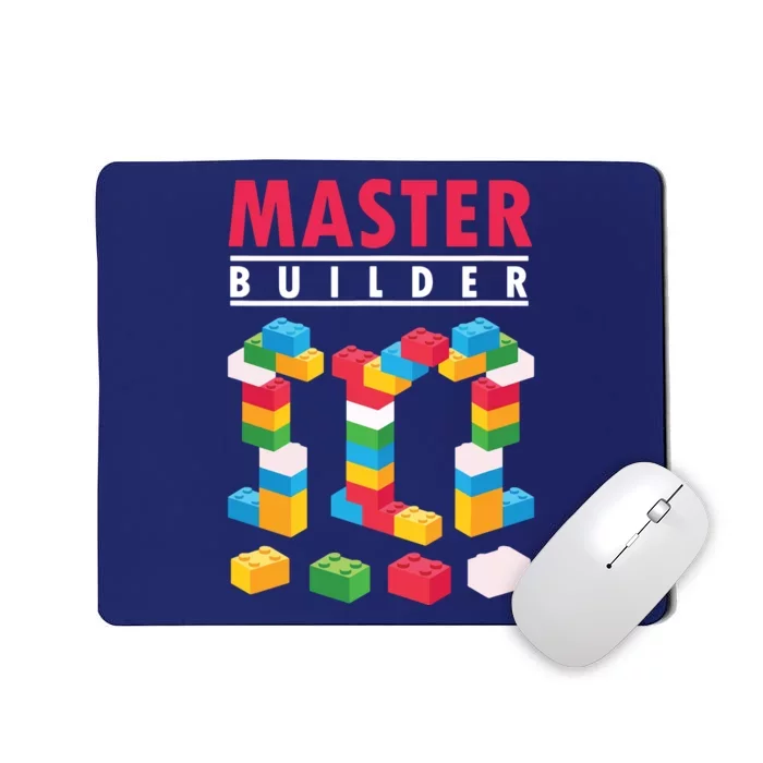 Cool Master Builder Building Blocks Bricks Toy Mousepad