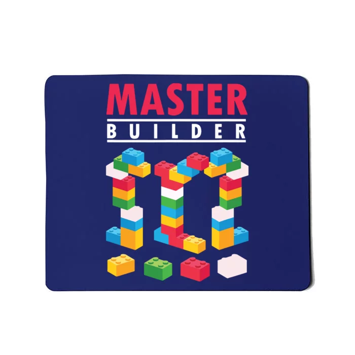 Cool Master Builder Building Blocks Bricks Toy Mousepad