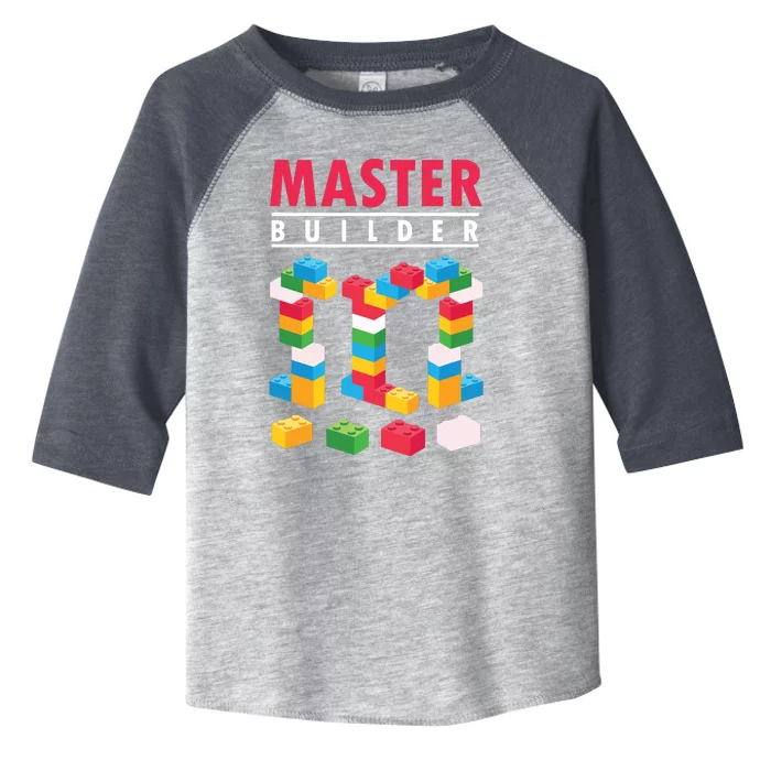 Cool Master Builder Building Blocks Bricks Toy Toddler Fine Jersey T-Shirt