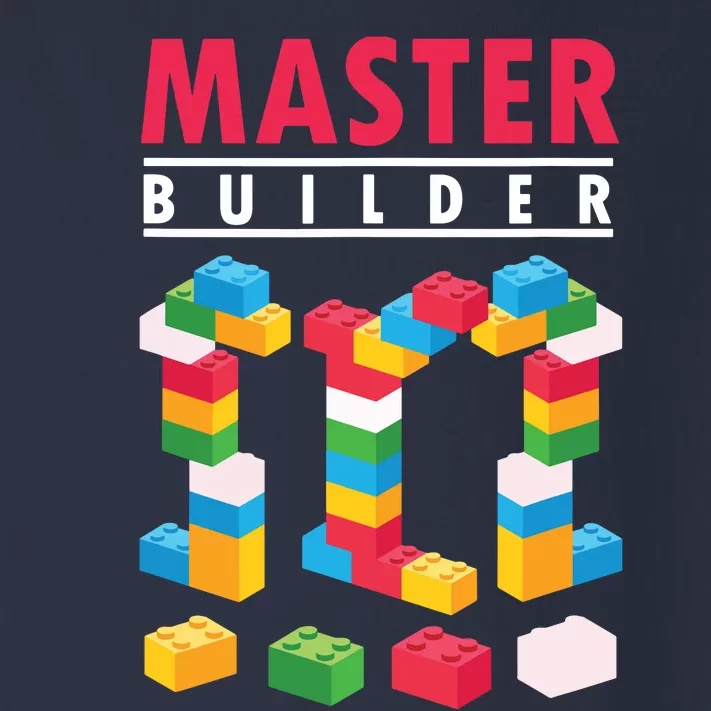 Cool Master Builder Building Blocks Bricks Toy Toddler Long Sleeve Shirt