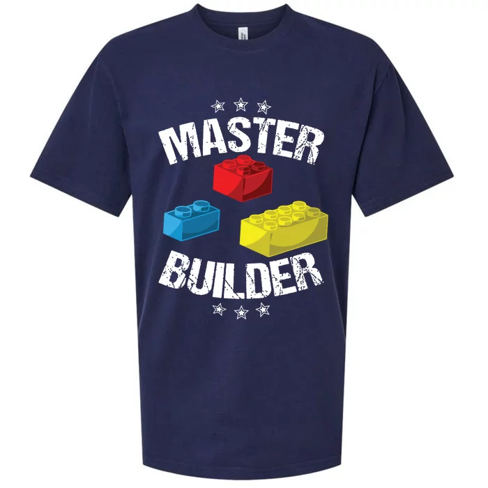 Cool Master Builder Funny Building Blocks Gift Women Sueded Cloud Jersey T-Shirt