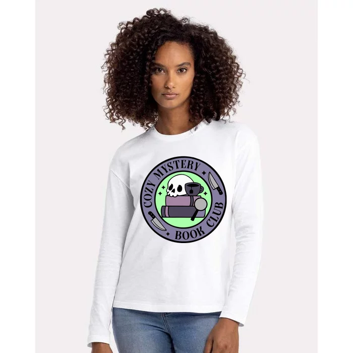 Cozy Mystery Book Club Mystery Mystery Reader Womens Cotton Relaxed Long Sleeve T-Shirt